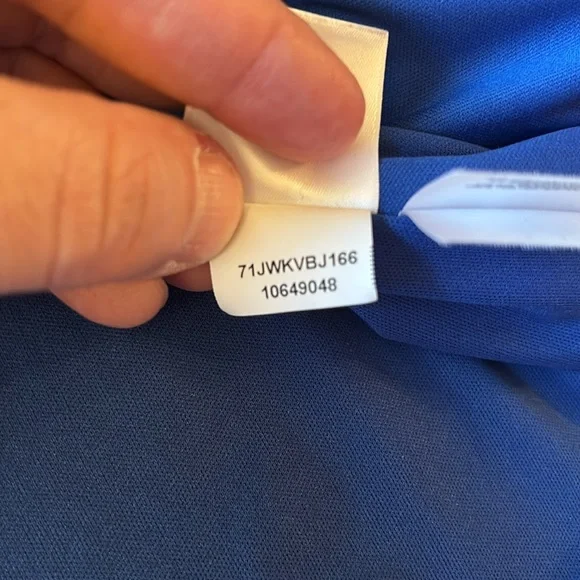 Kasper long modest royal blue, white and black dress jacket - Picture 10 of 10